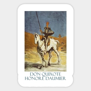 Don Quixote by Honoré Daumier Sticker